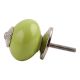 Lime Round Silver Fitting Ceramic Dresser Knob Online